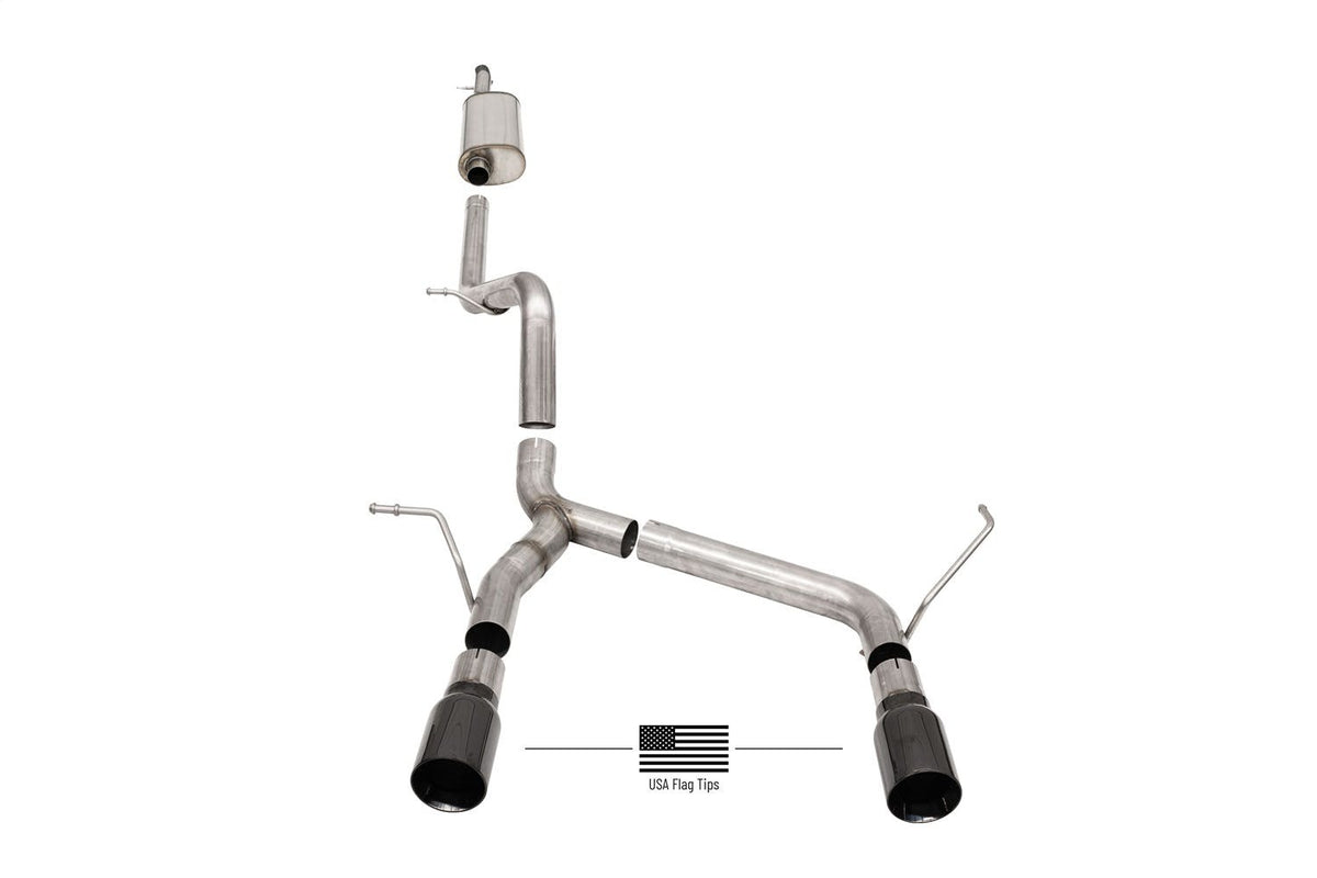 Corsa Performance 21122BLKUSA Sport Cat-Back Exhaust System