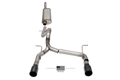 Corsa Performance 21124BLKUSA Sport Cat-Back Exhaust System