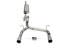 Corsa Performance 21124USA Sport Cat-Back Exhaust System
