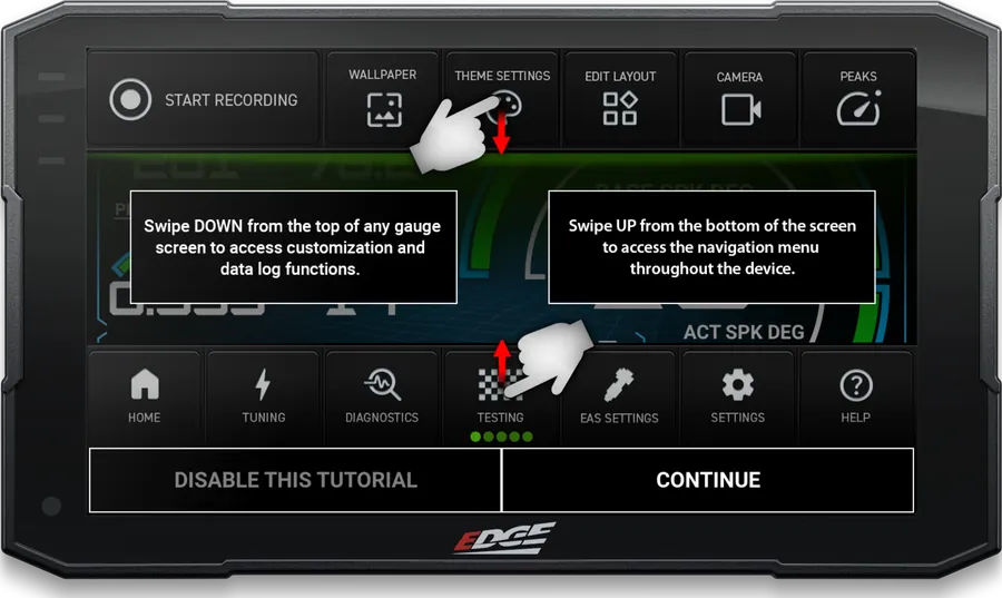 CTS4 guided tutorial overlay
