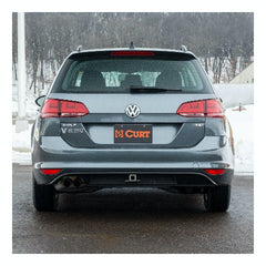 CURT 114223 Class 1 Hitch, 1-1/4 Ball Mount, Select Volkswagen Golf Alltrack, SportWagen