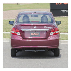 CURT 114493 Class 1 Trailer Hitch, 1-1/4 Ball Mount, Select Mitsubishi Mirage G4