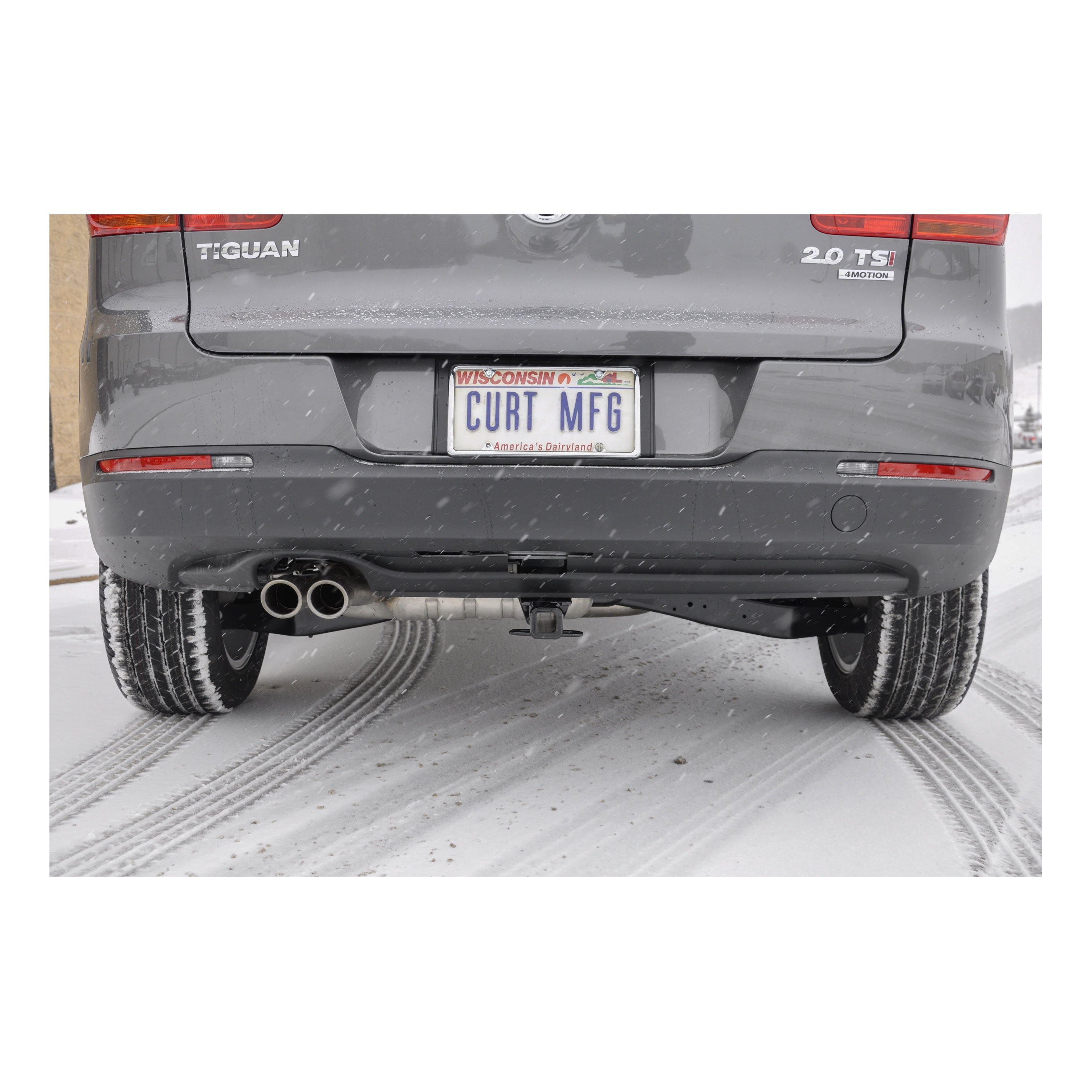 CURT 12097 Class 2 Trailer Hitch, 1-1/4 Receiver, Select Volkswagen Tiguan