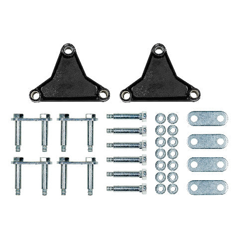 CURT 121098L AP Kit for 2-7K-lb. Double-Eye Tandem Axles - Tall Equalizer, Standard Bolts