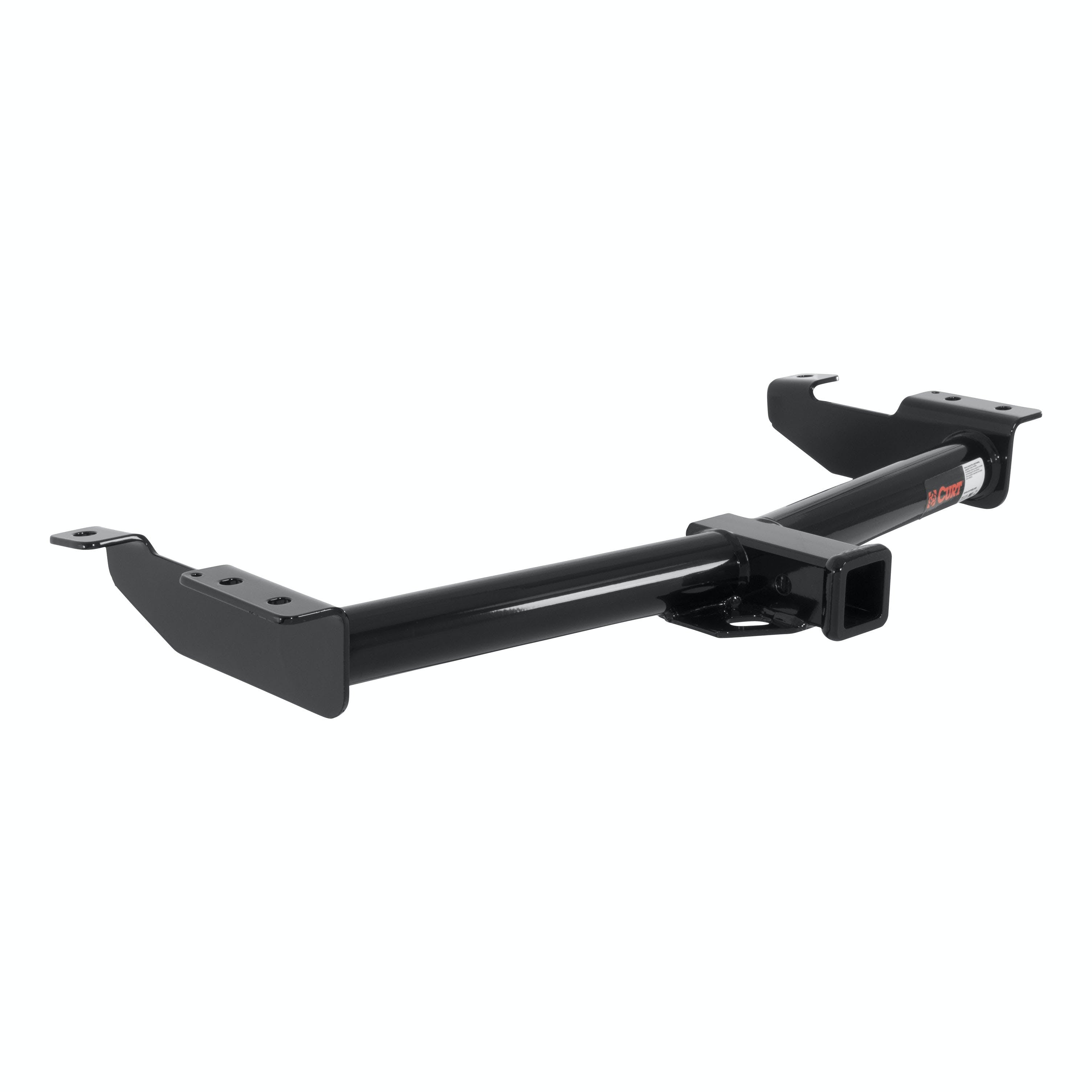 CURT 13055 Class 3 Hitch, 2 Receiver, Select Ford E150, E250, E350 (Round Tube Frame)