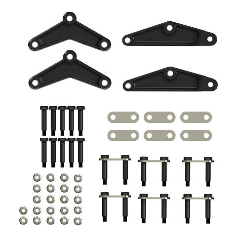 CURT 132698 Triple Axle AP Kit with Long Equalizer and Standard Bolts