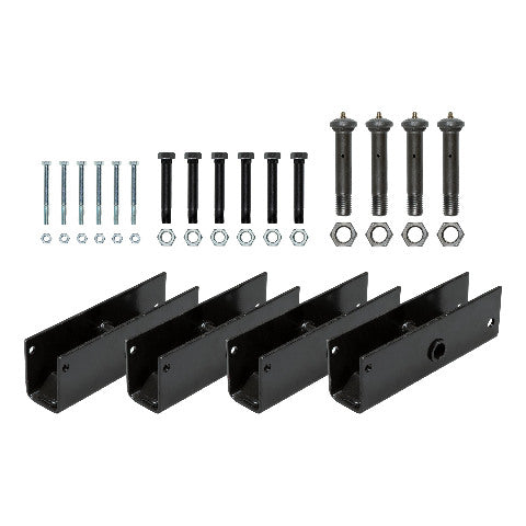 CURT 137383 Trailer Axle Attaching Parts (AP) Suspension Kit for 2000-8000-lb. Slipper Triple Axles