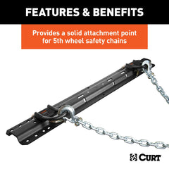 CURT 16000 5th Wheel Safety Chain Anchors