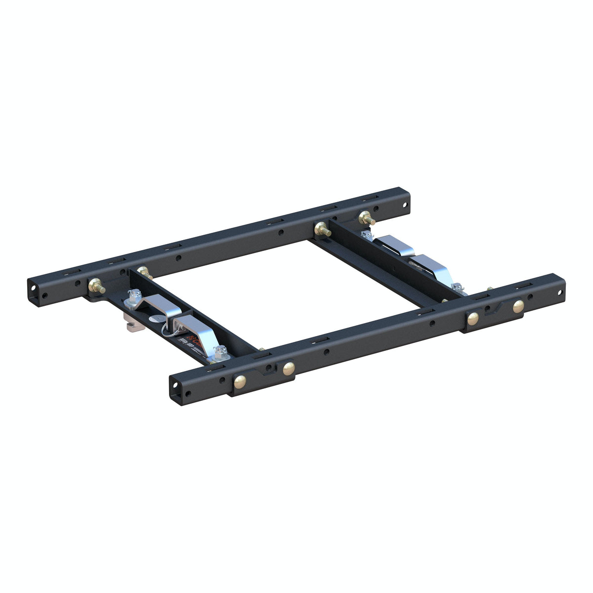 CURT 16027 Puck System 5th Wheel Adapter with Rails, Select Chevy, Ford, GMC, 25K