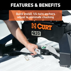 CURT 16030 GM Puck System 5th Wheel Legs