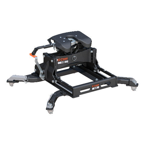 CURT 16060 A25 Sliding 5th Wheel Hitch, 24K, Select Ram 2500, 3500, 6.5' Bed Puck System