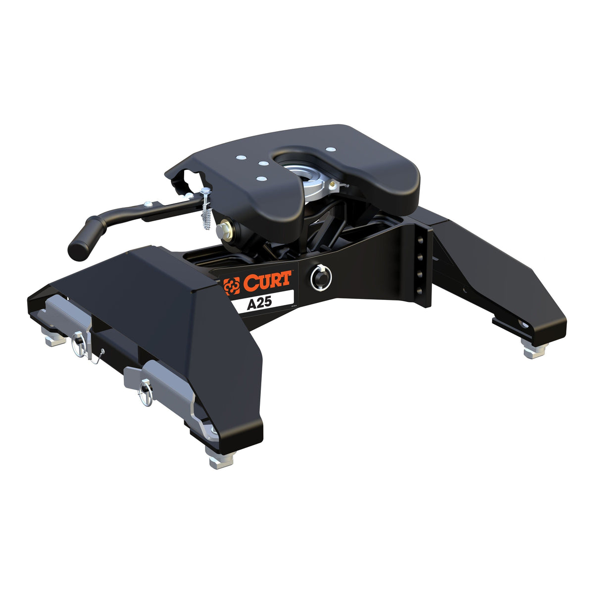 CURT 16066 A25 5th Wheel Hitch, Select Silverado, Sierra 2500, 3500 HD, 8' Bed Puck System