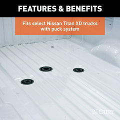 CURT 16075 Q20 5th Wheel Hitch, Select Nissan Titan XD, 8' Bed Puck System