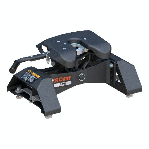 CURT 16093 A25 5th Wheel Hitch, Select Silverado, Sierra 2500, 3500 HD, 8' Bed Puck System
