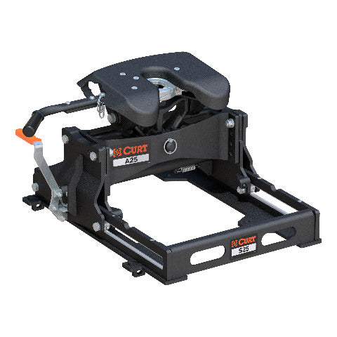 CURT 16551 A25 Sliding 5th Wheel Hitch, 25,000 lbs.