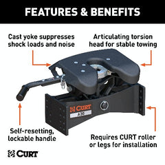 CURT 16590 A30 5th Wheel Hitch Head