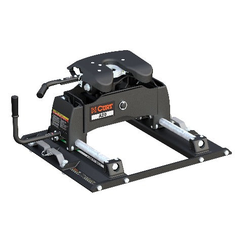 CURT 16676 A20 Sliding 5th Wheel Hitch, Select Ford F250, F350, F450, 6.75' Bed Puck System