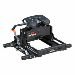 CURT 16681 A16 5th Wheel Hitch Kit with S20 Slider and Puck System with Rails Fits Select Chevrolet Ford GMC