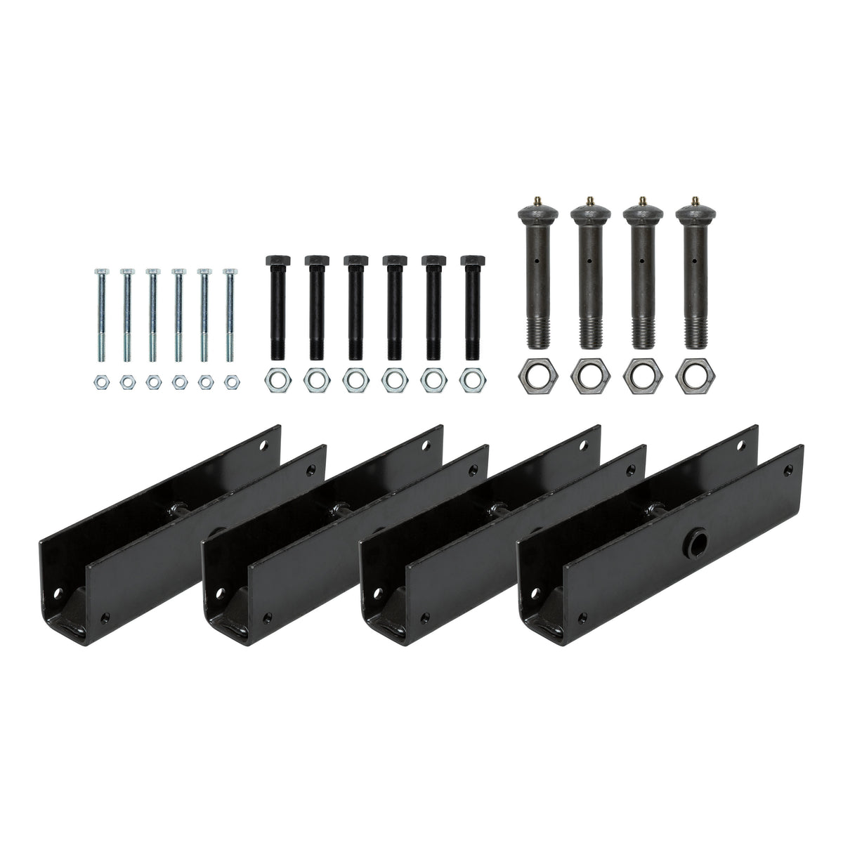 CURT 169381 Trailer Axle Attaching Parts (AP) Suspension Kit for 2000-8000-lb. Slipper Triple Axles - 36 in.