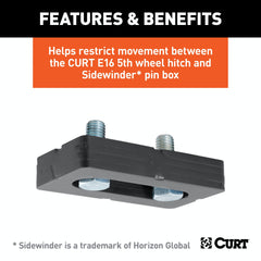 CURT 16991 E16 5th Wheel Wedge Kit