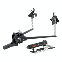 CURT 17322 Short Trunnion Bar Weight Distribution Hitch with Sway Control (8-10K, 28-3/8)