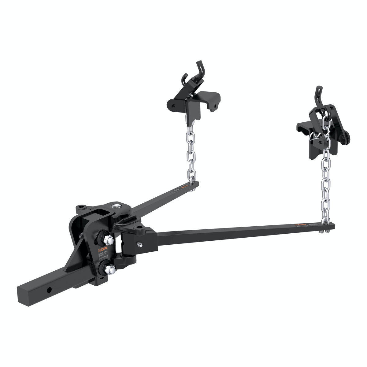 CURT 17332 Short Trunnion Bar Weight Distribution Hitch (8K - 10K lbs., 28-3/8 Bars)