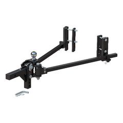 CURT 17355 TruTrack 2P Trunnion Bar Weight Distribution Hitch with 2x Sway Control 8-12K 2-In Shank 2-5/16-Inch Ball