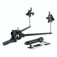 CURT 17422 Short Trunnion Bar Weight Distribution Hitch with Sway Control (10-15K, 28-3/8)