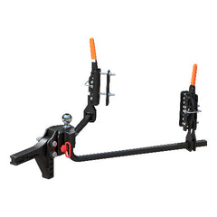CURT 17510 TruTrack 2P Trailer-Mounted Weight Distribution Hitch with Sway Control, 8-10K