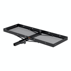 CURT 18109 60 x 20 Black Steel Tray Cargo Carrier (Folding 2 Shank, 500 lbs.)