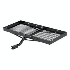 CURT 18110 48 x 20 Black Steel Tray Cargo Carrier (1-1/4, 2 Adapter, 300 lbs.)