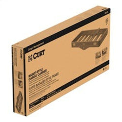 CURT 18113 49 x 22 Black Aluminum Basket Cargo Carrier (Fixed 2 Shank, 500 lbs.)