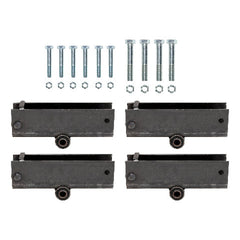 CURT 184174 Trailer Axle Attaching Parts (AP) Suspension Kit for 10000-lb. Triple Axles - 42-1/4 in.
