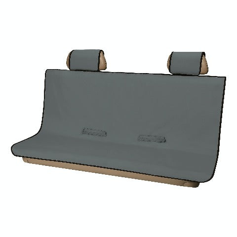 CURT 18520 Seat Defender 58 x 63 Removable Waterproof Grey XL Bench Truck Seat Cover