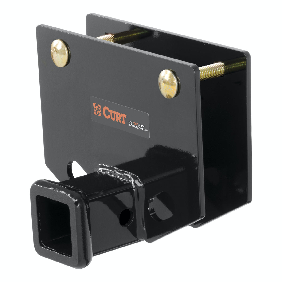 CURT 19101 RV Bumper Hitch with 2 Receiver (Fits 2 x 4 Bumper Beams)