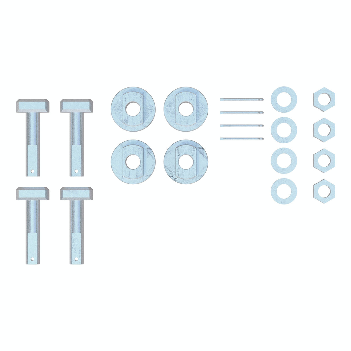 CURT 19210 Replacement 5th Wheel Puck System Anchors for Chevrolet / GMC (Fits 16025)