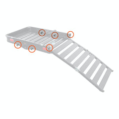 CURT 19232 Replacement 18112 Hardware for Cargo Carrier with Ramp