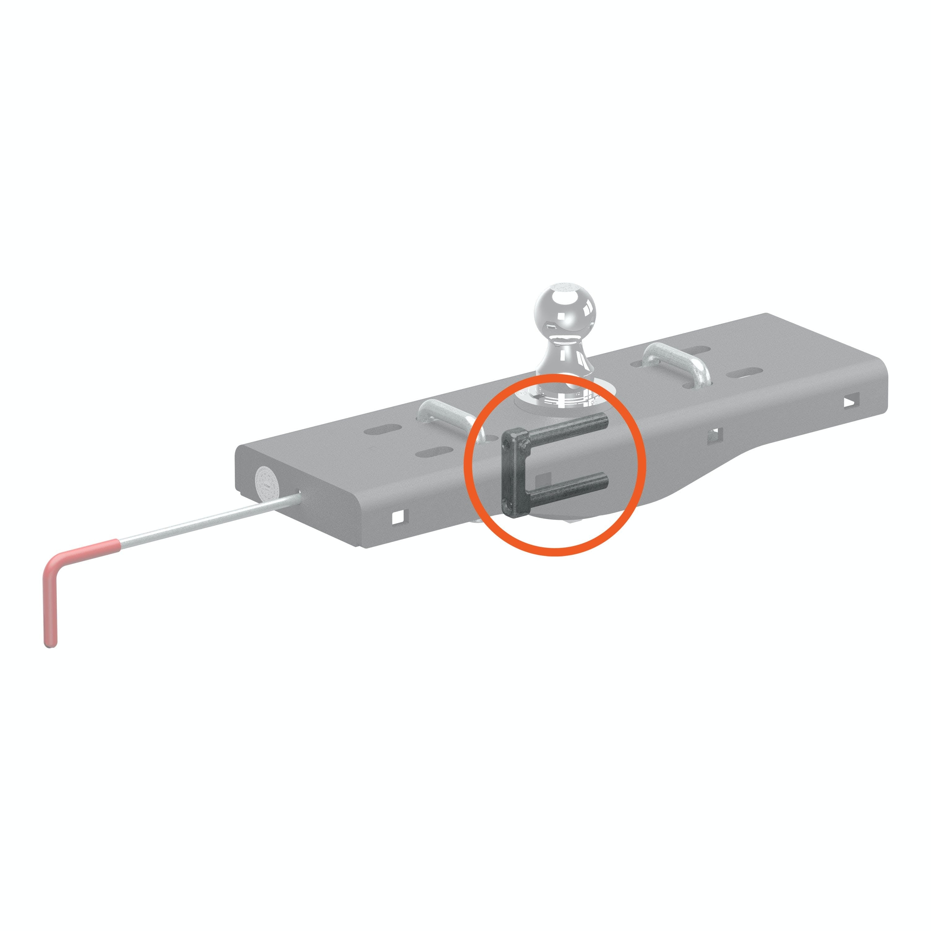 CURT 19258 Replacement Double Lock and EZr Gooseneck Locking Pin