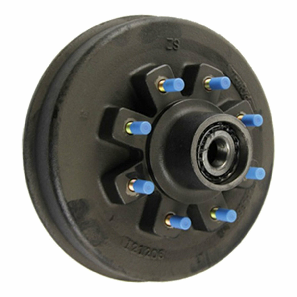 CURT 2021093200 Threaded Idler Hub - 12K, 8 on 6-1/2", 16-17-1/2" Wheel, 5/8" Studs, Grease