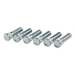 CURT 2023134013 Wheel Lug Stud - 1/2"-20 x 2", Zinc (6-Pack)