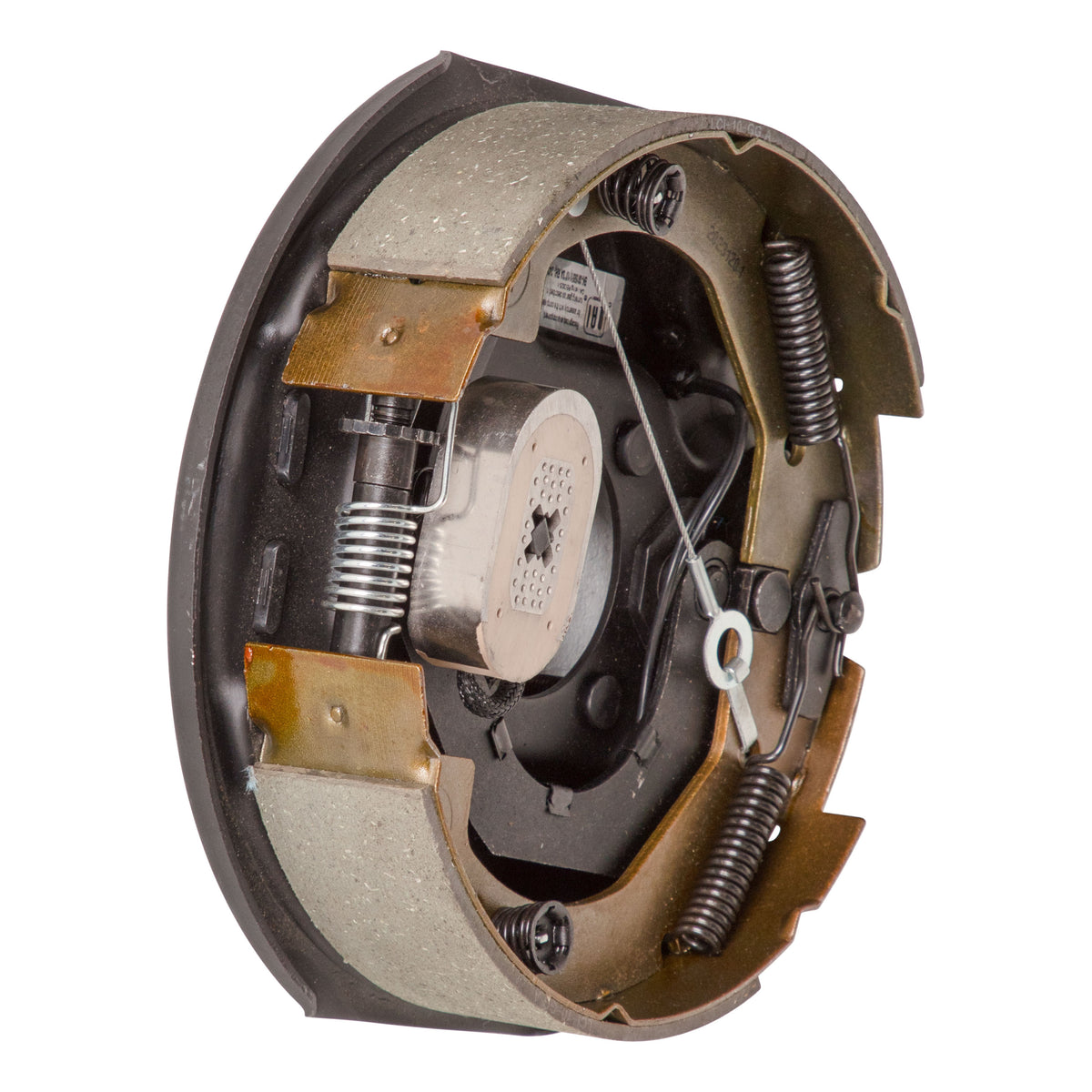 CURT 2024028247 Forward Self-Adjusting Brakes - 10" x 2-1/4" Passenger-Side, 4.4K, 4-Bolt
