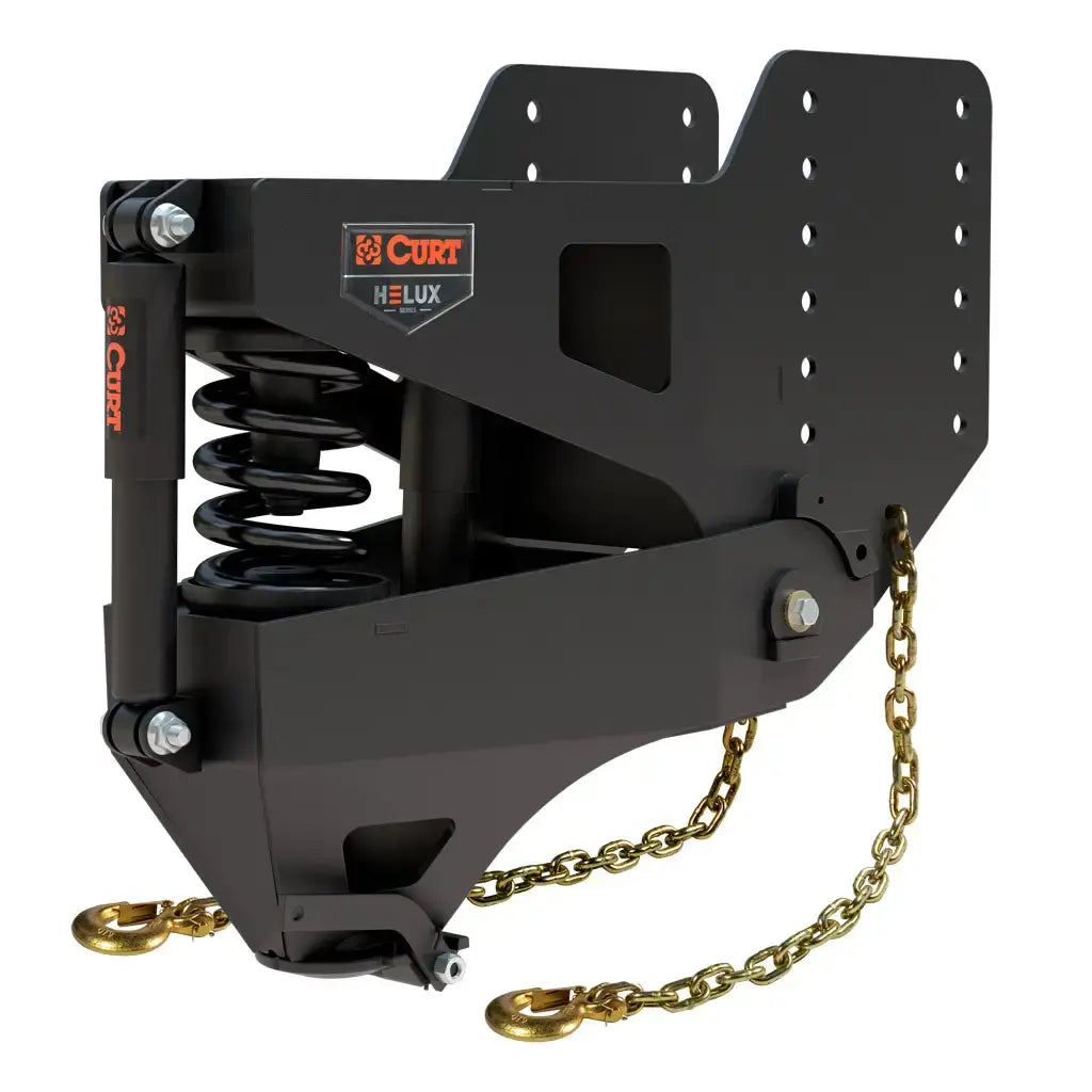 CURT Helux Coil-Spring Gooseneck Pin Box, 3,200 lbs. Pin Weight, 20,000 lbs. Capacity 2024044576