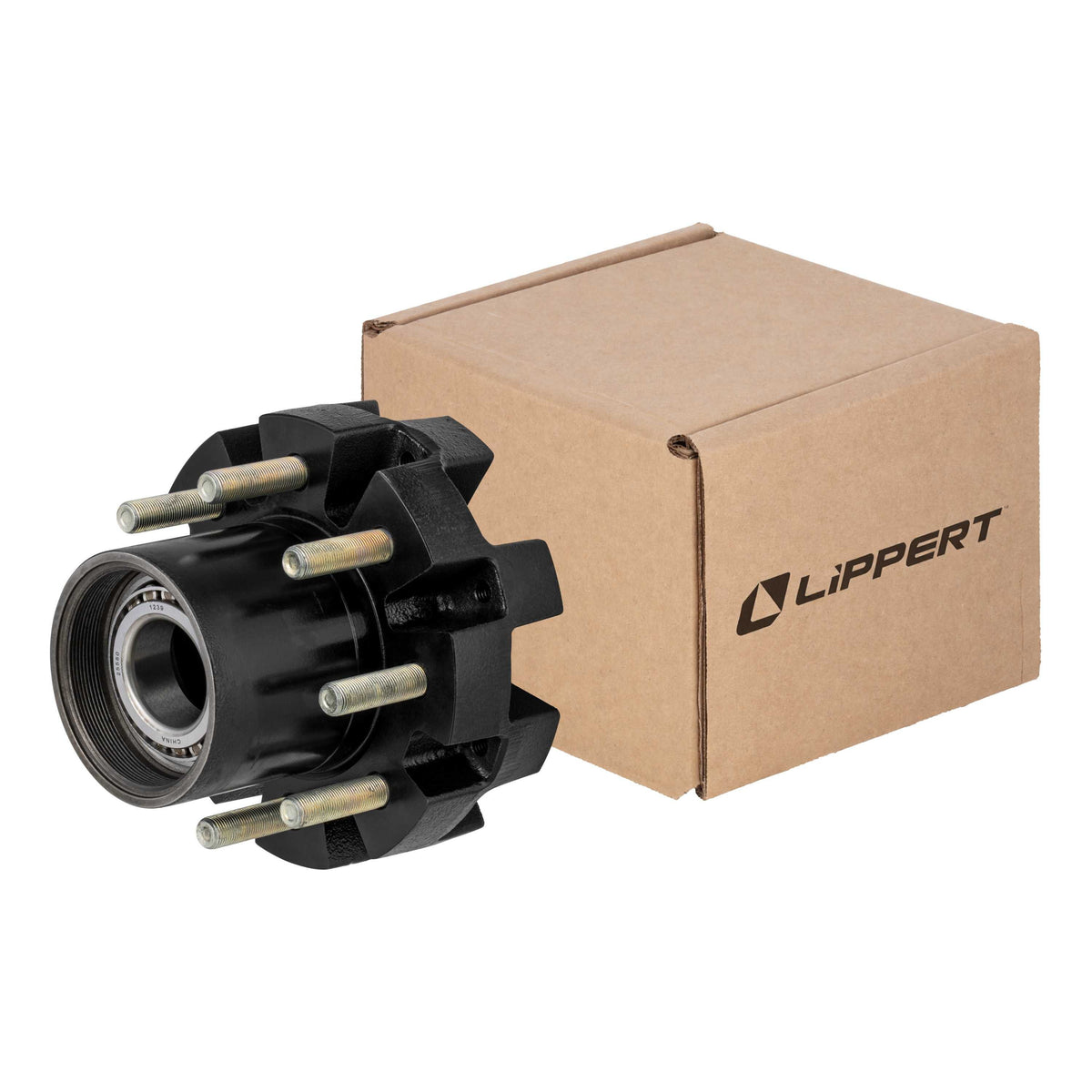 CURT Standard Threaded Oil Idler Hub Assembly w/ Installed Bearing Kit, 12,000-lb 2025043325