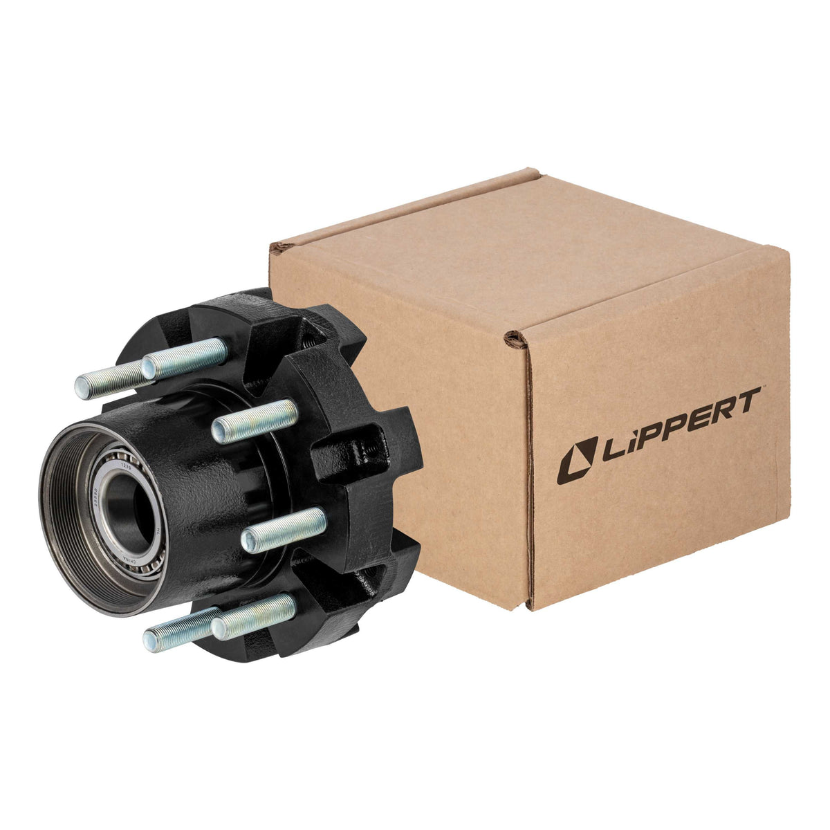 CURT Standard Threaded Oil Idler Hub Assembly w/ Installed Bearing Kit, 10,000-lb 2025044135