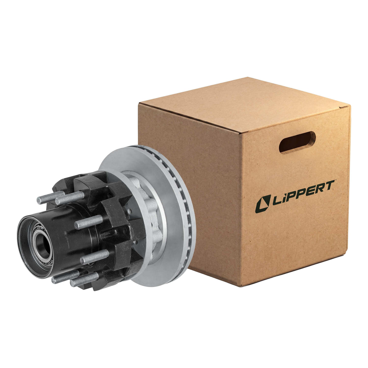 CURT Disc Brake Rotor with Threaded Cap, 12,000-lb. Axles, 8 on 6-1/2" Bolt Pattern 2025048469