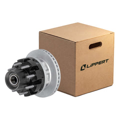 CURT Disc Brake Rotor with Threaded Cap, 10,000-lb. Axles, 8 on 6-1/2" Bolt Pattern 2025048500