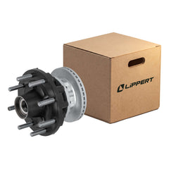 CURT Disc Brake Rotor with Threaded Cap, 16,000-lb. Axles, 8 on 275mm Bolt Pattern 2025048505