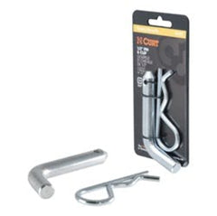CURT 21410 1/2 Hitch Pin (1-1/4 Receiver, Zinc with Rubber Grip)