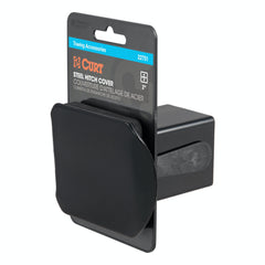 CURT 22751 2 Black Steel Hitch Tube Cover (Packaged)