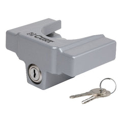 CURT 23079 Powder-Coated Aluminum Trailer Tongue Lock, Fits Most 2-Inch, 1-7/8-Inch Couplers